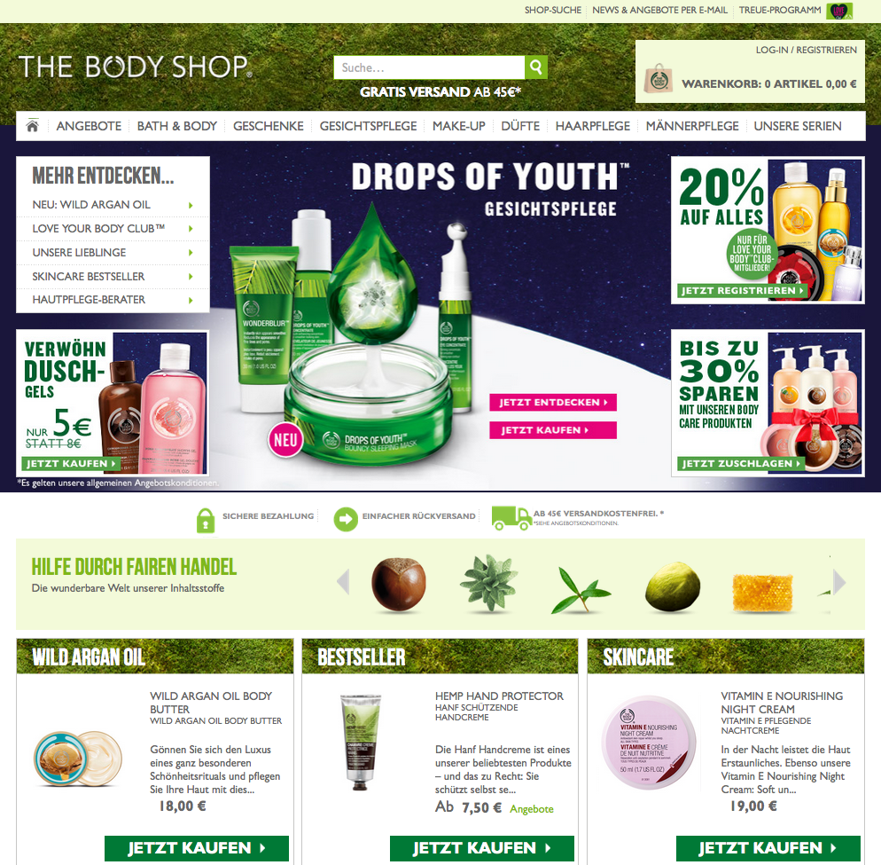 The Body Shop AT Screenshot