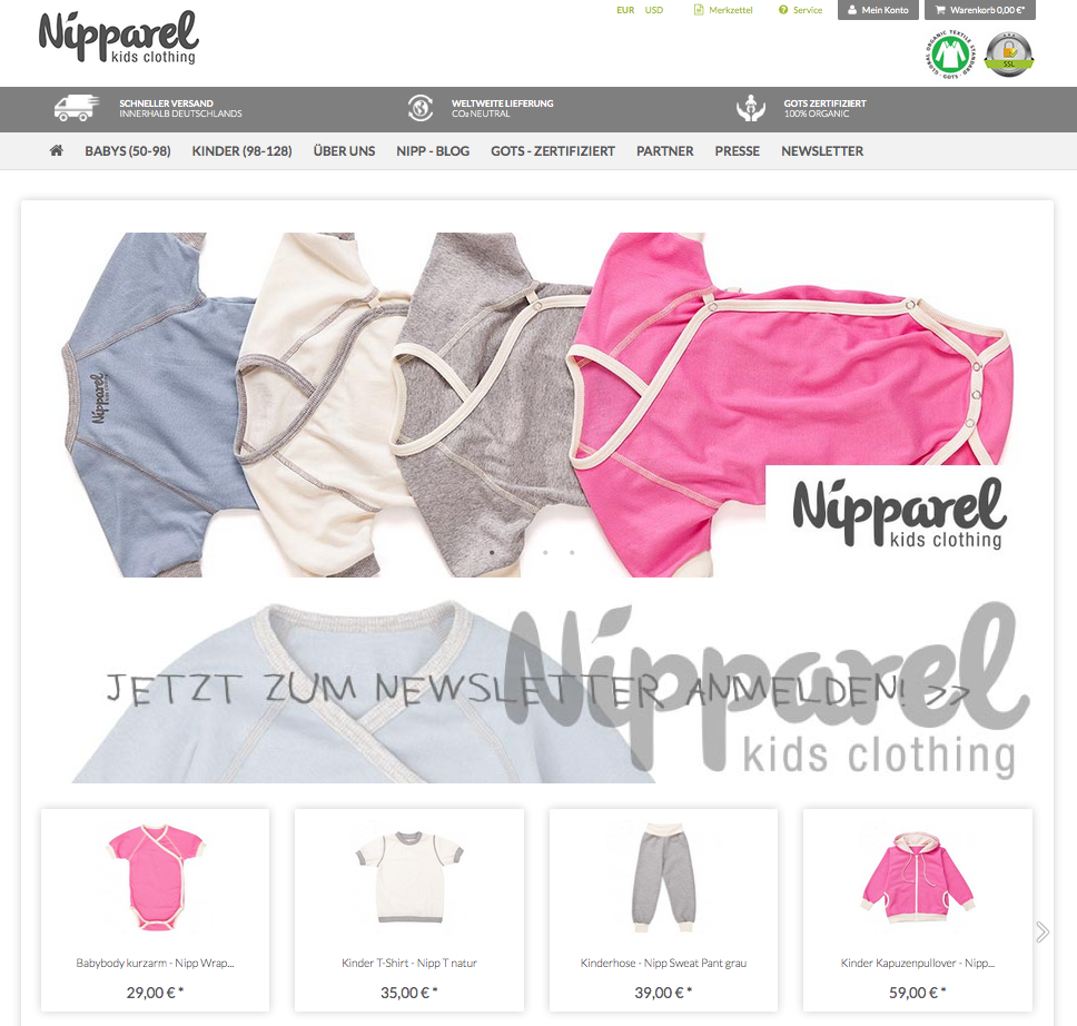 Nipparel.com Screenshot