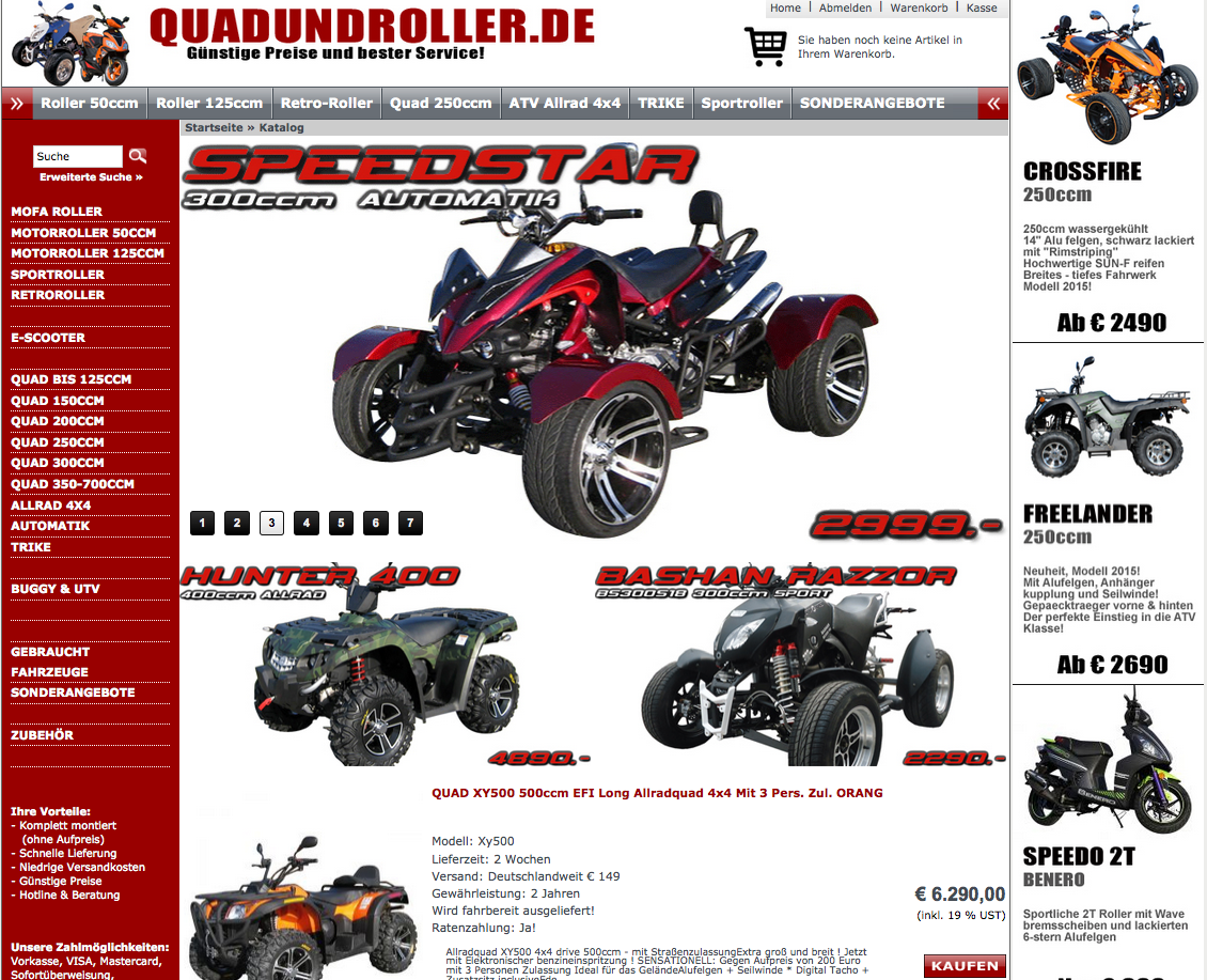 Quadundroller.de Screenshot