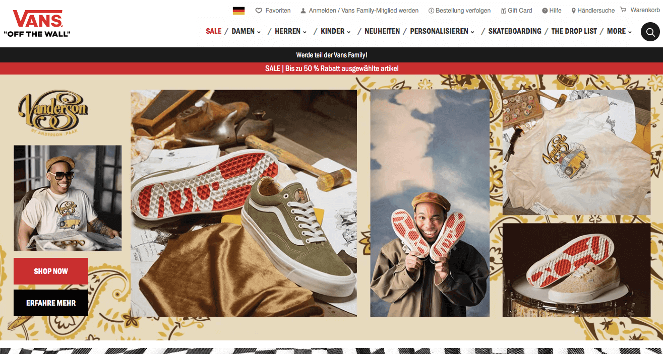 VANS Screenshot