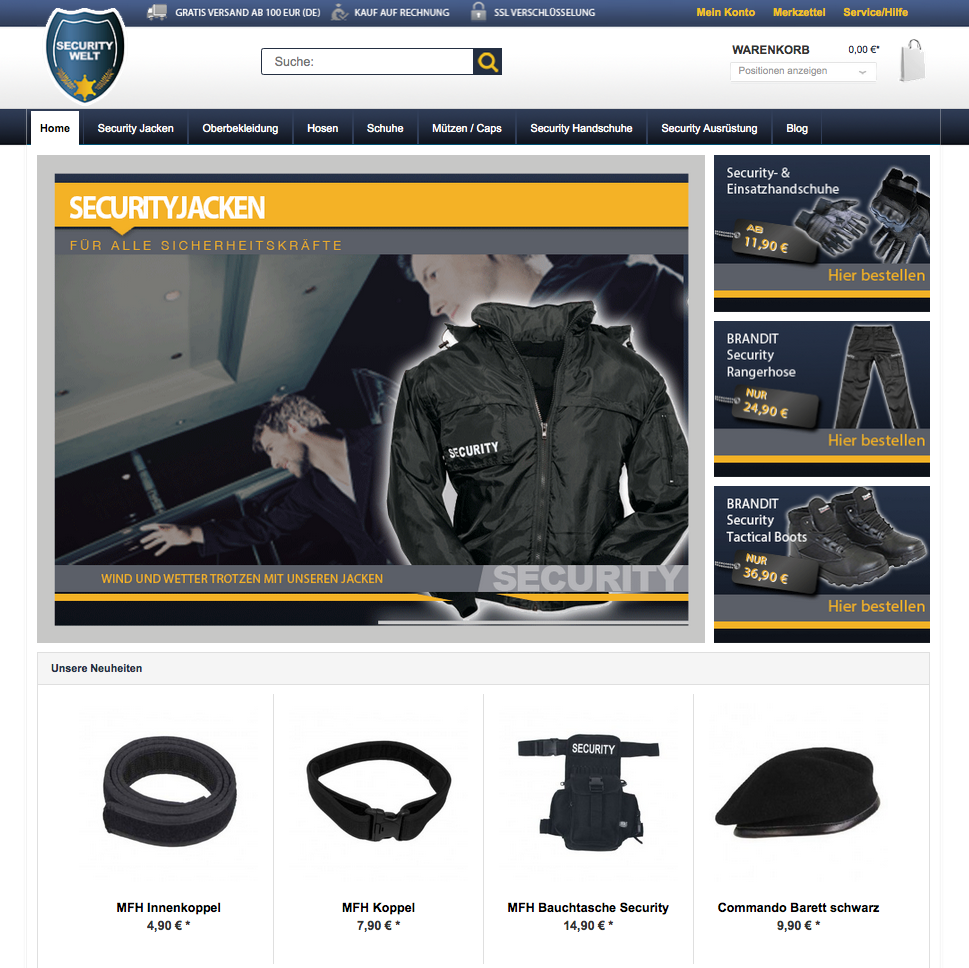 Securitywelt.de Screenshot