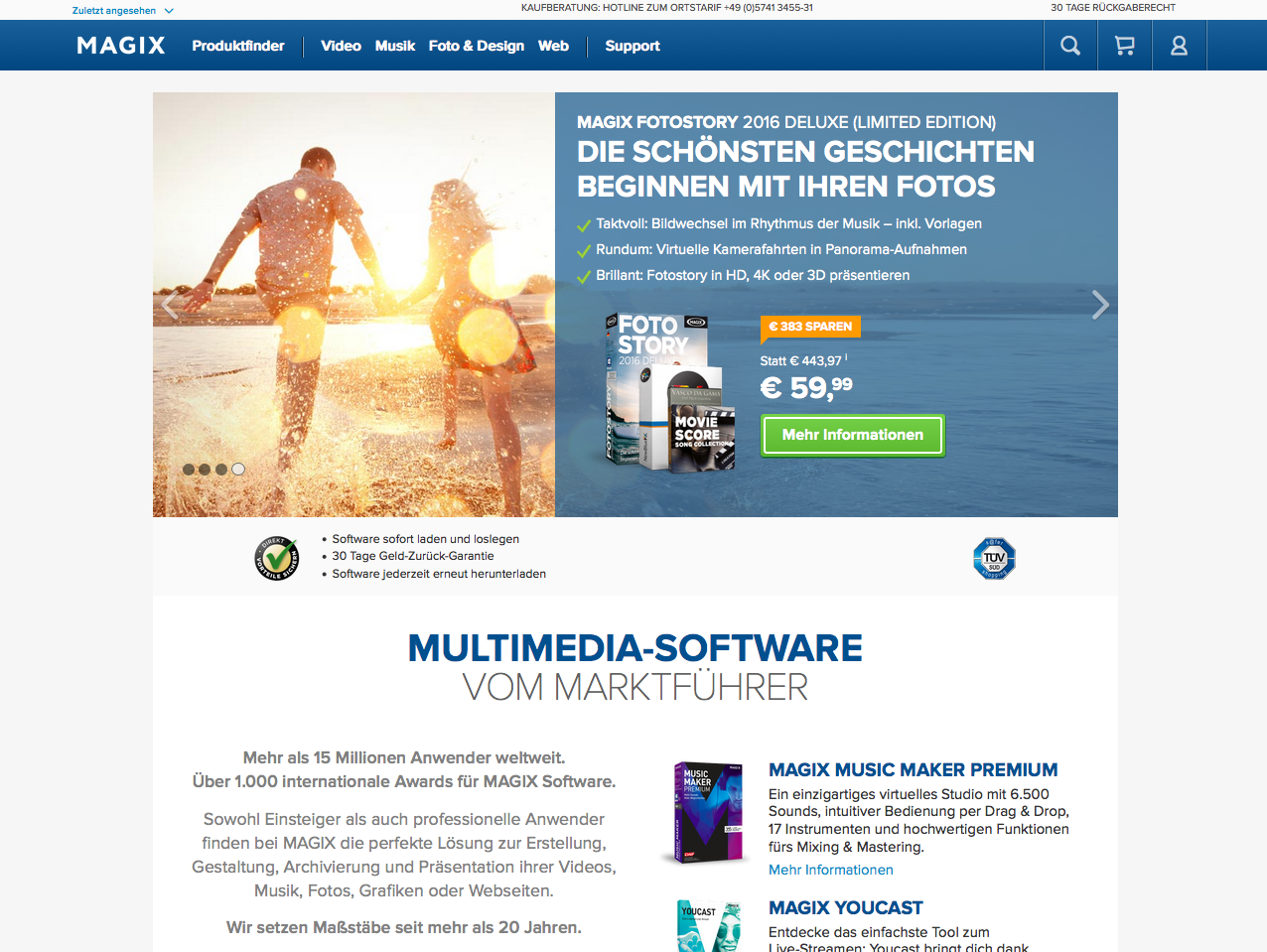 Magix Software AT Screenshot