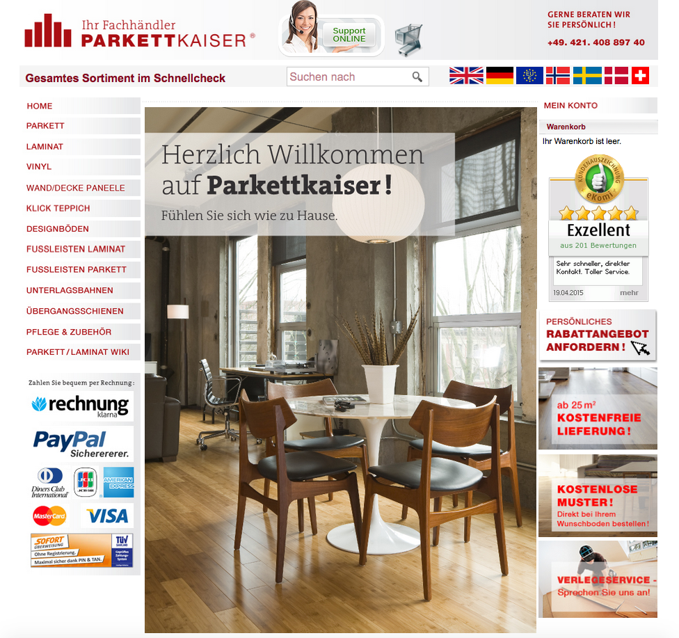 Parkettkaiser Screenshot