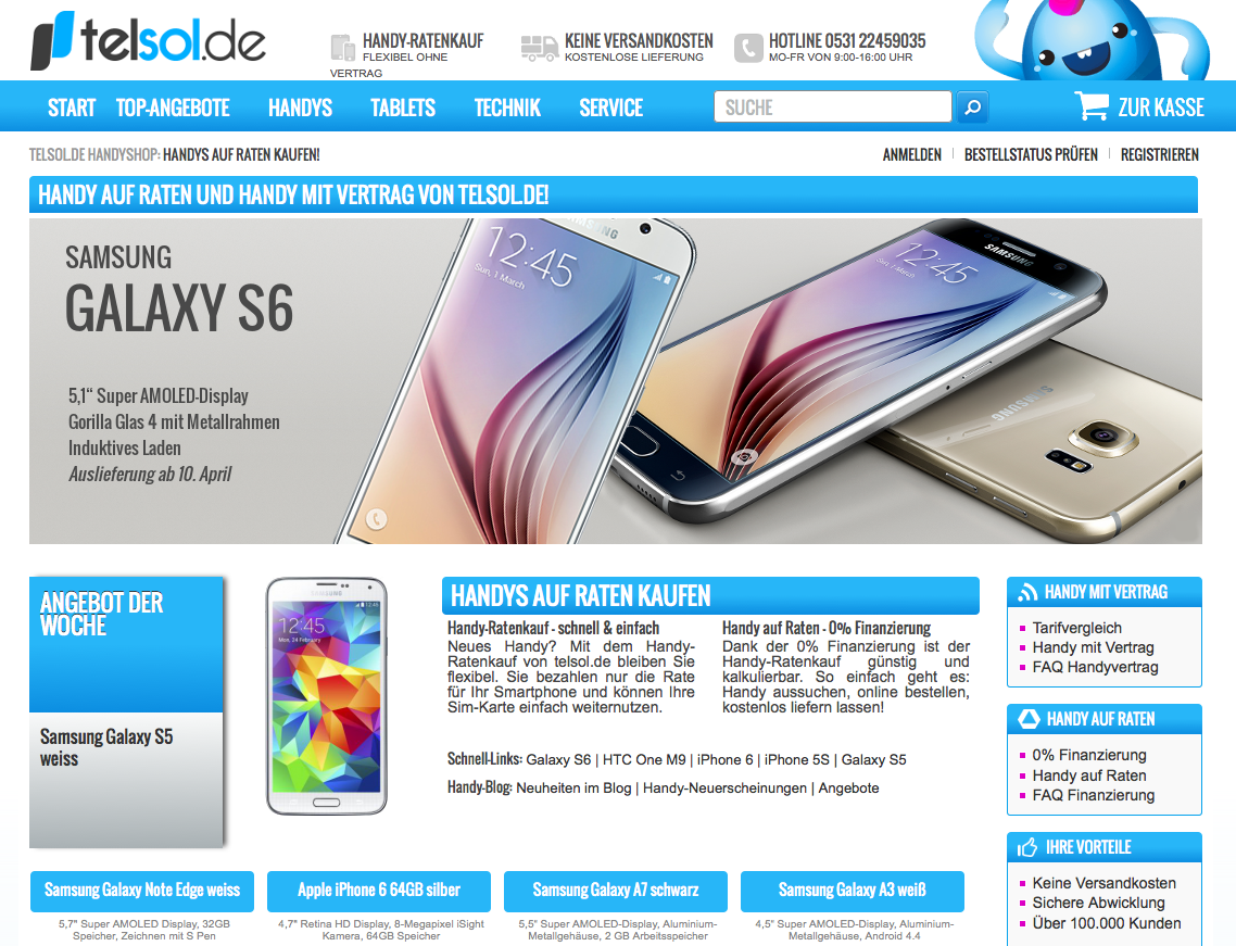 telsol.de Screenshot