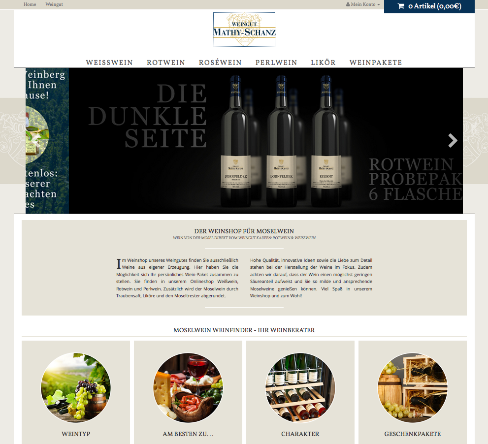 Weine-Mosel.de Screenshot