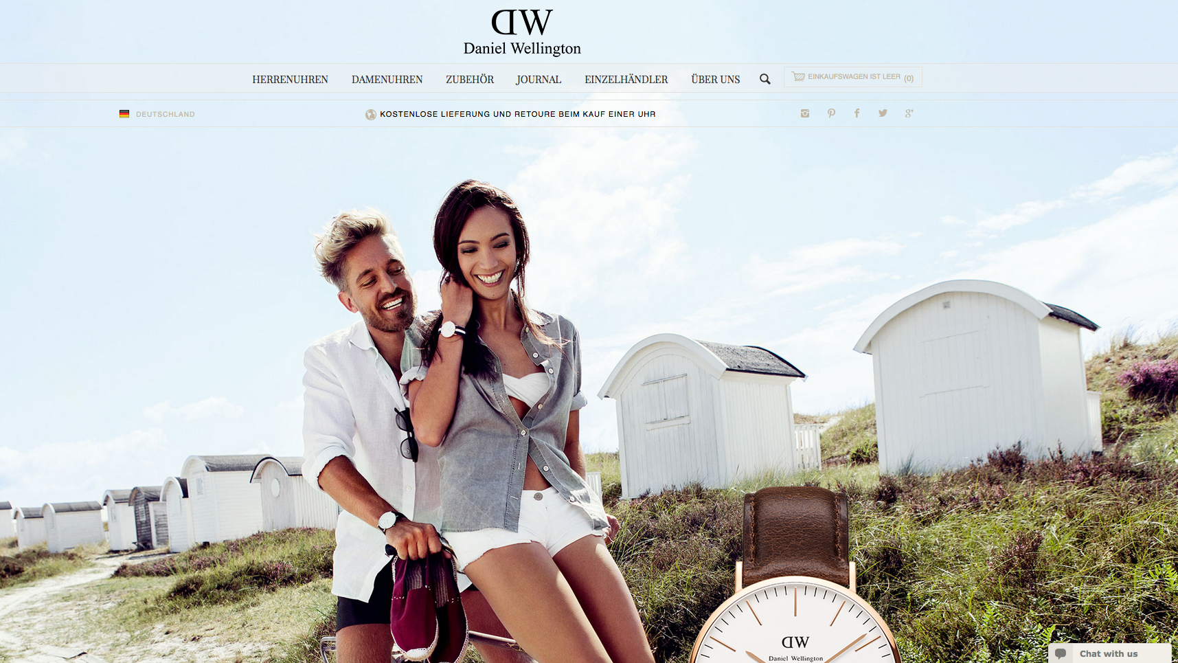 Daniel Wellington Screenshot