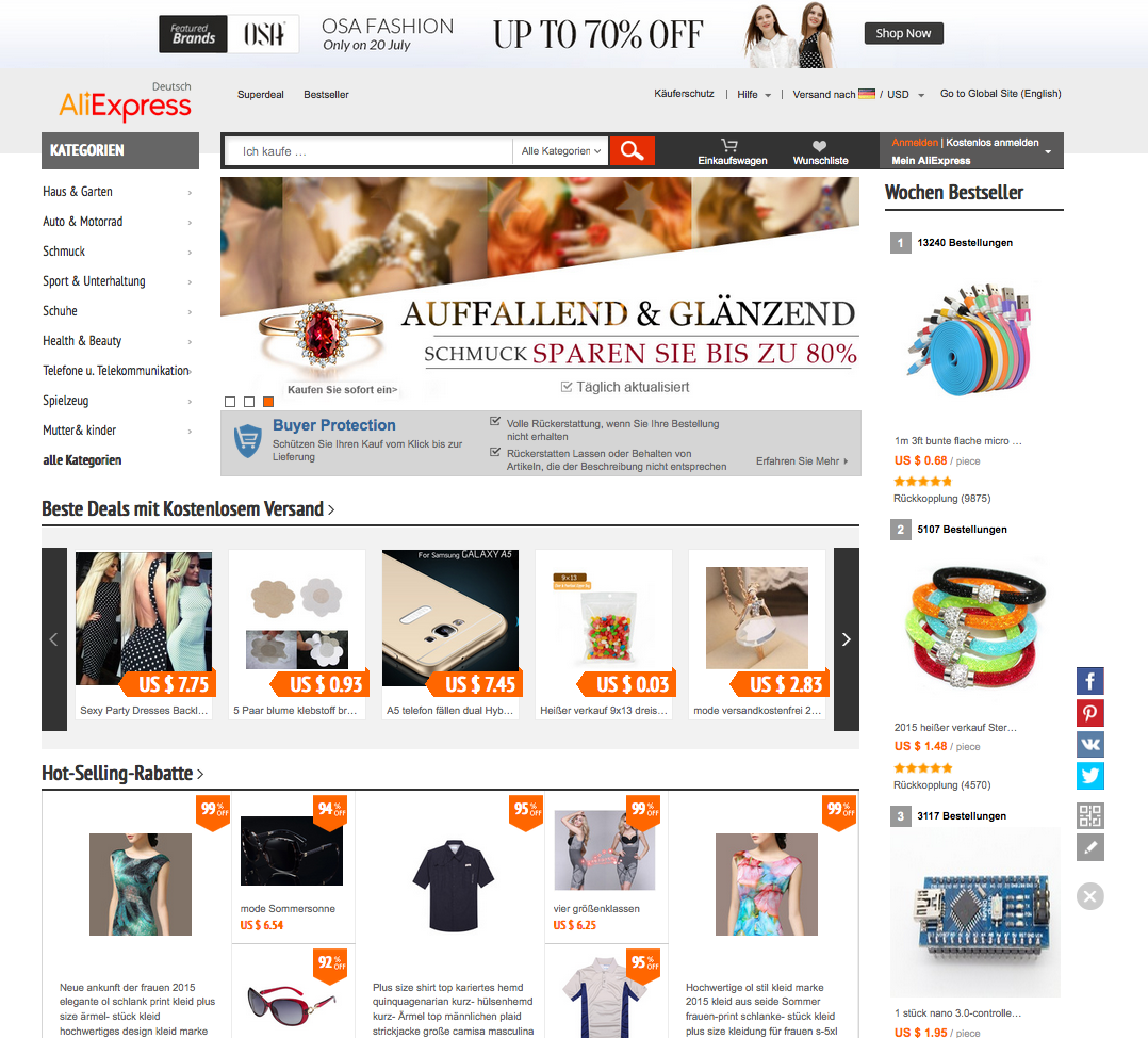 Aliexpress Screenshot