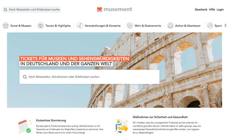 musement Screenshot