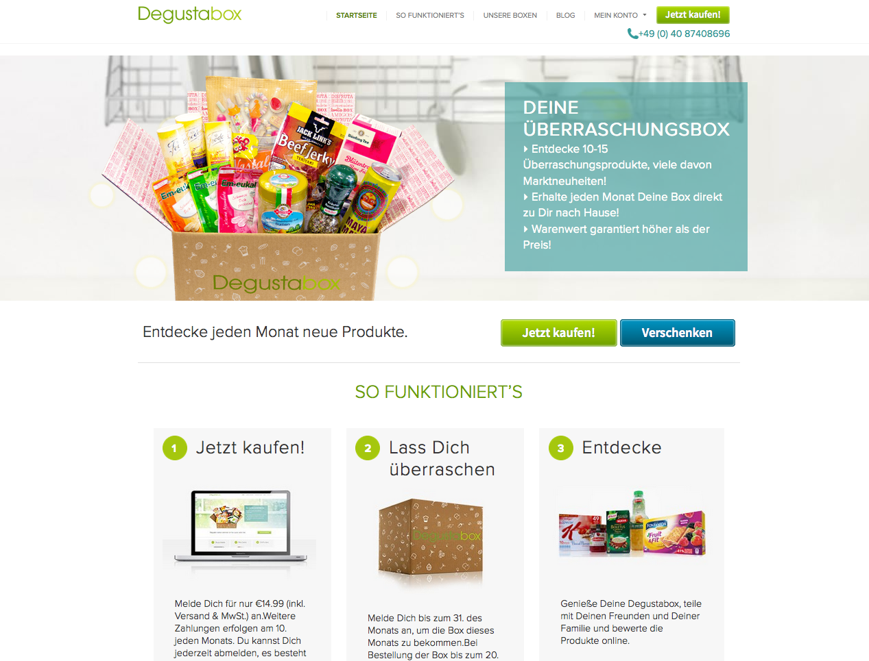 Degustabox Screenshot