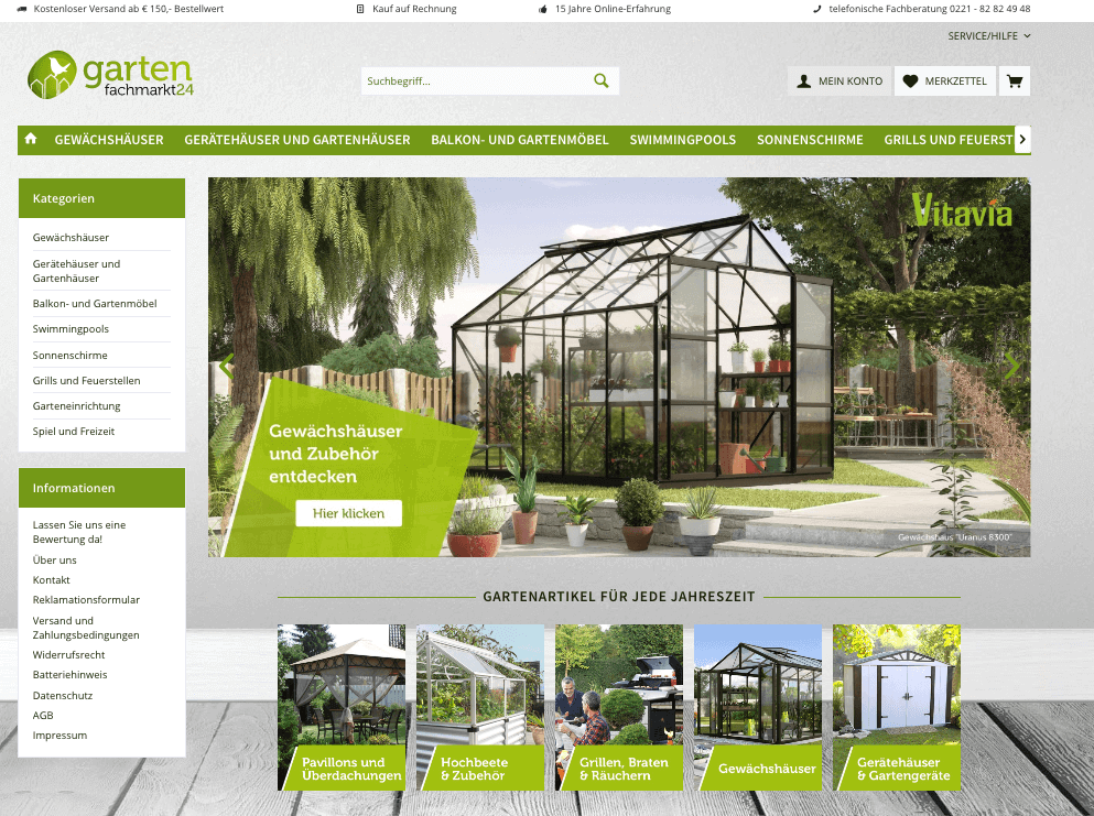 gartenfachmarkt24.de Screenshot