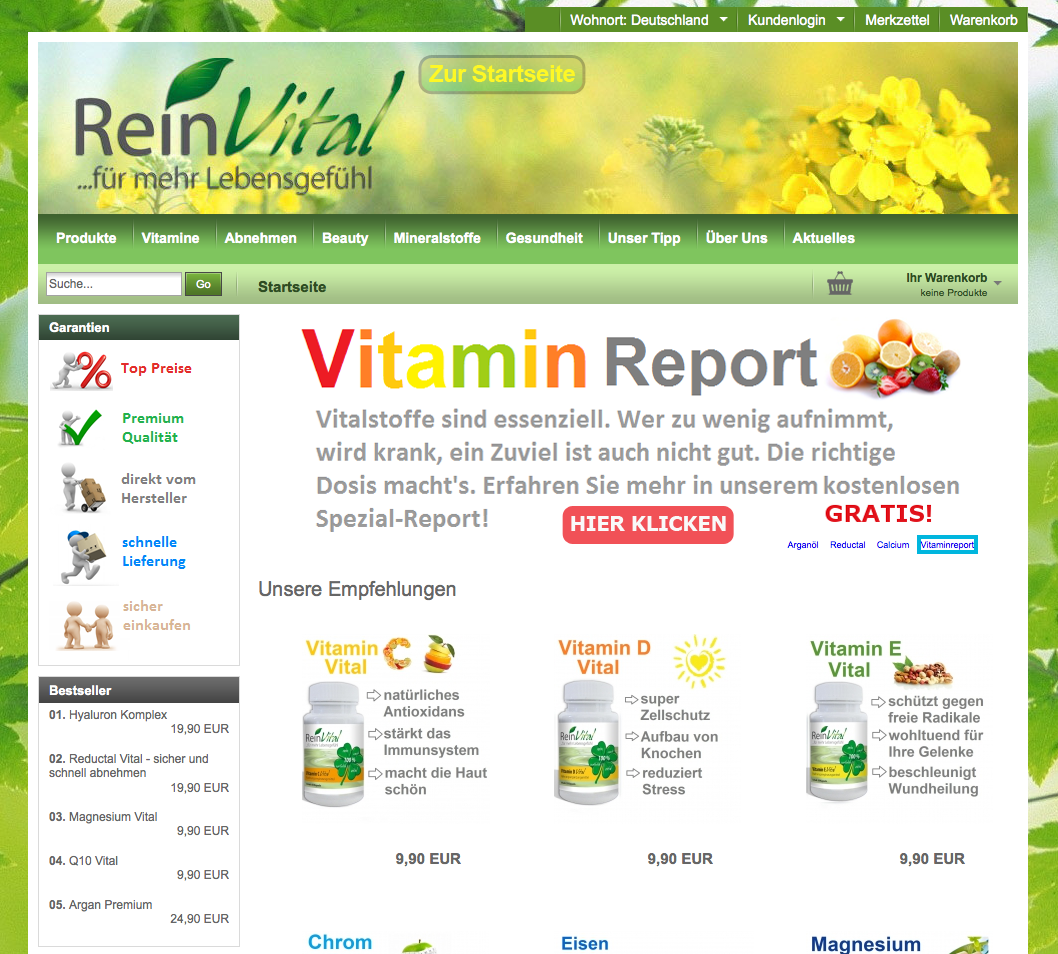 ReinVital Screenshot