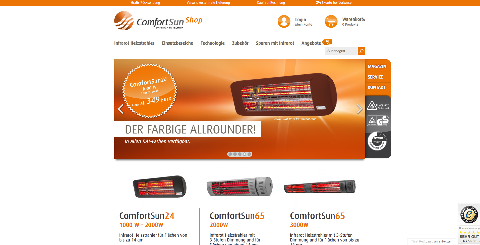 ComfortSun Screenshot