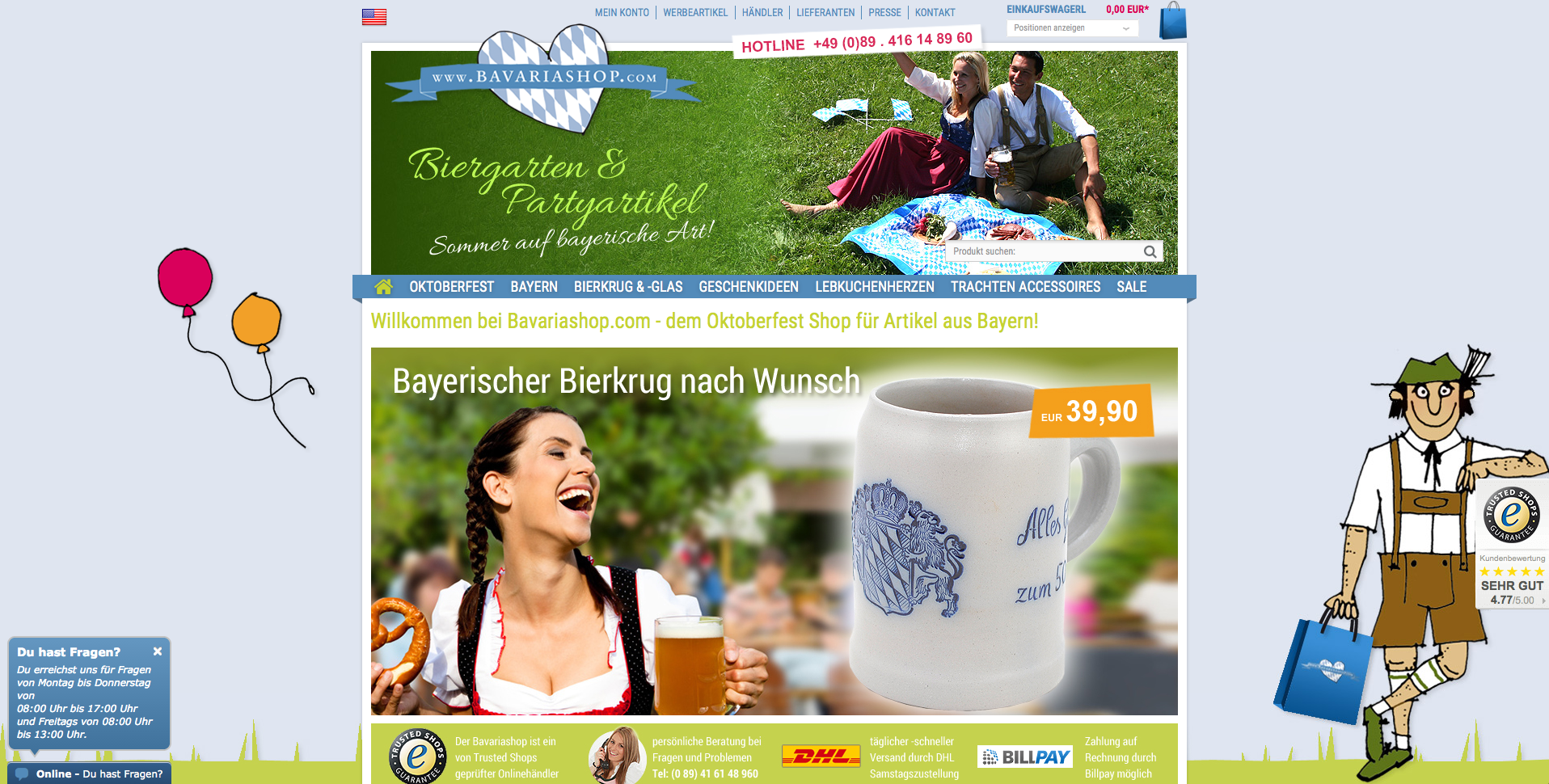 Bavariashop Screenshot