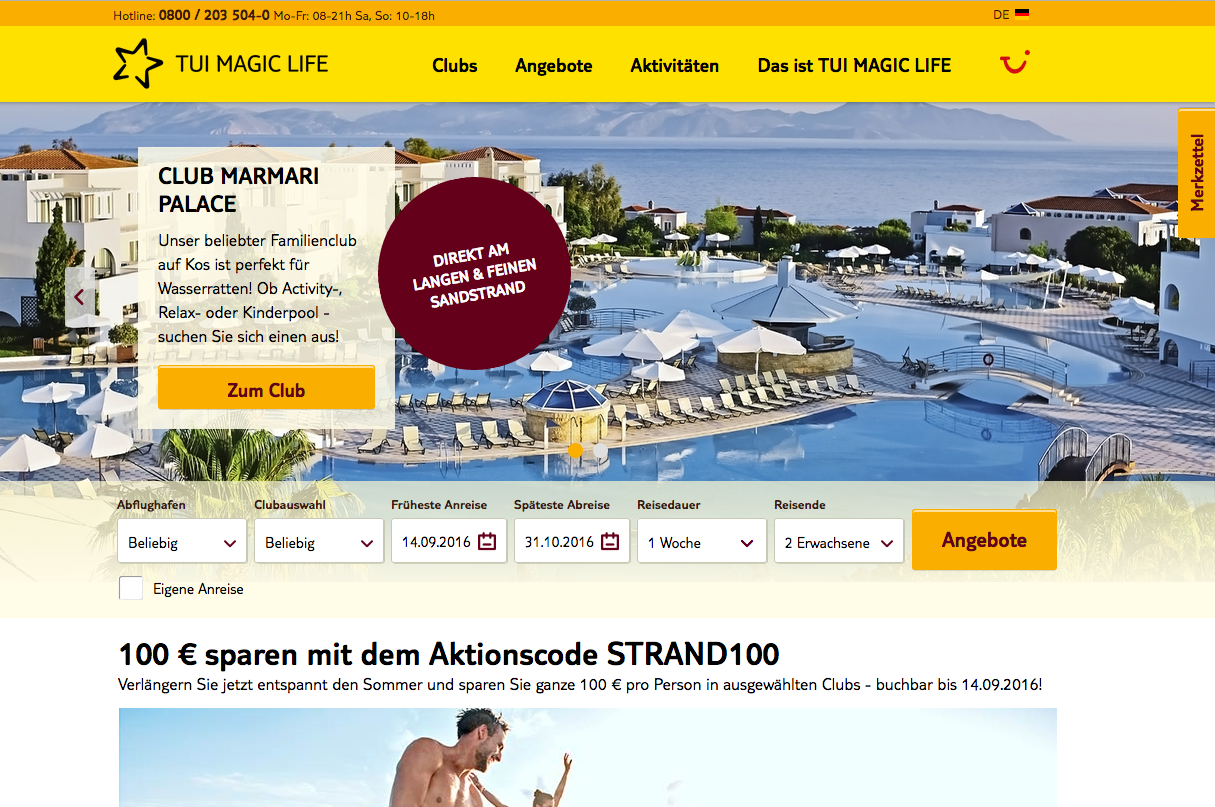 TUI Magic Life Screenshot