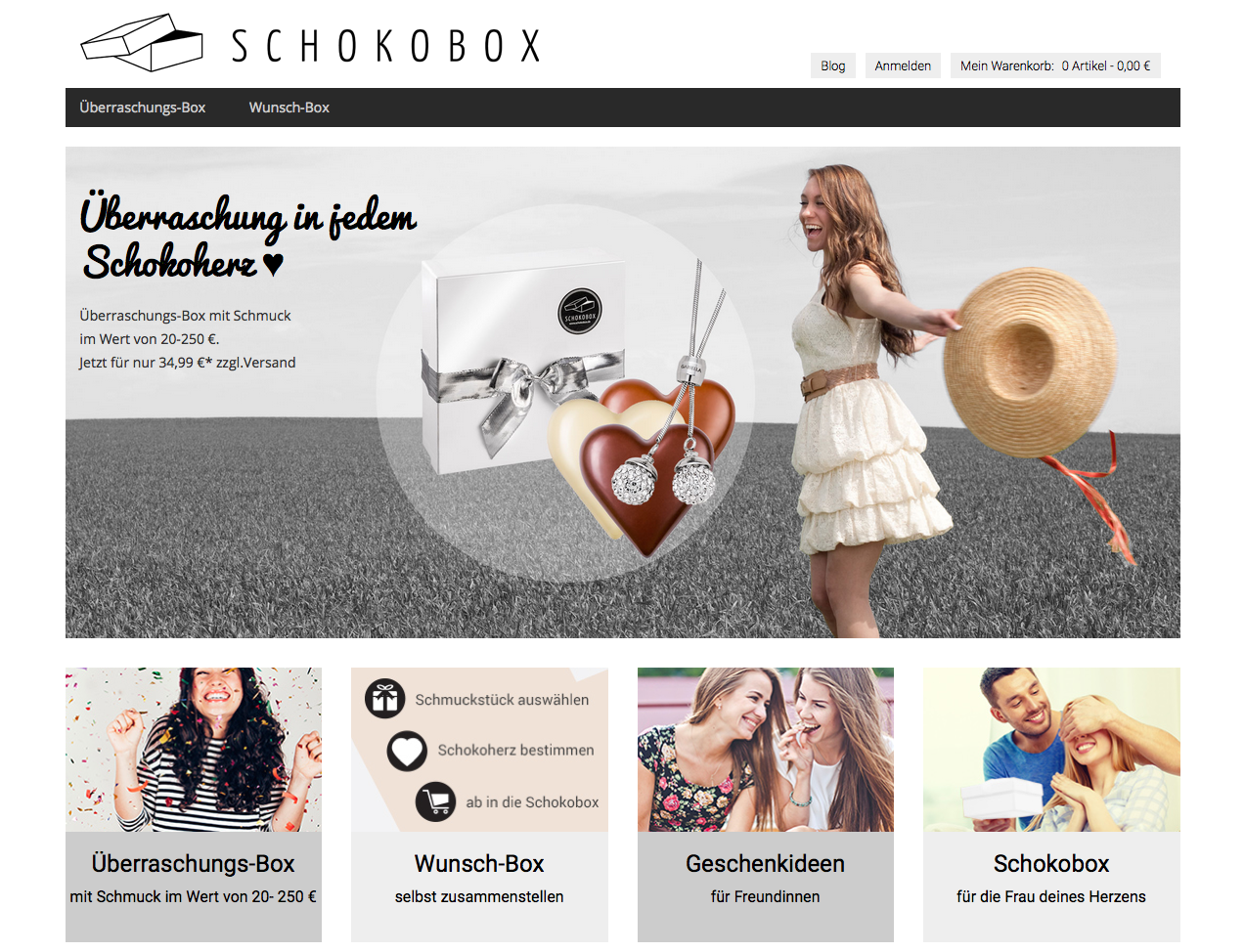 Schokobox.de Screenshot