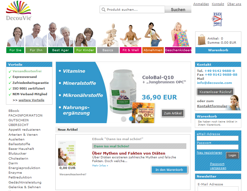 decouvie.com Screenshot