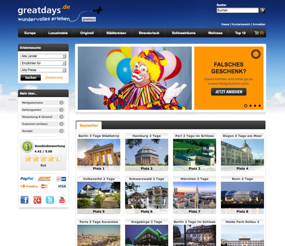greatdays.de Screenshot