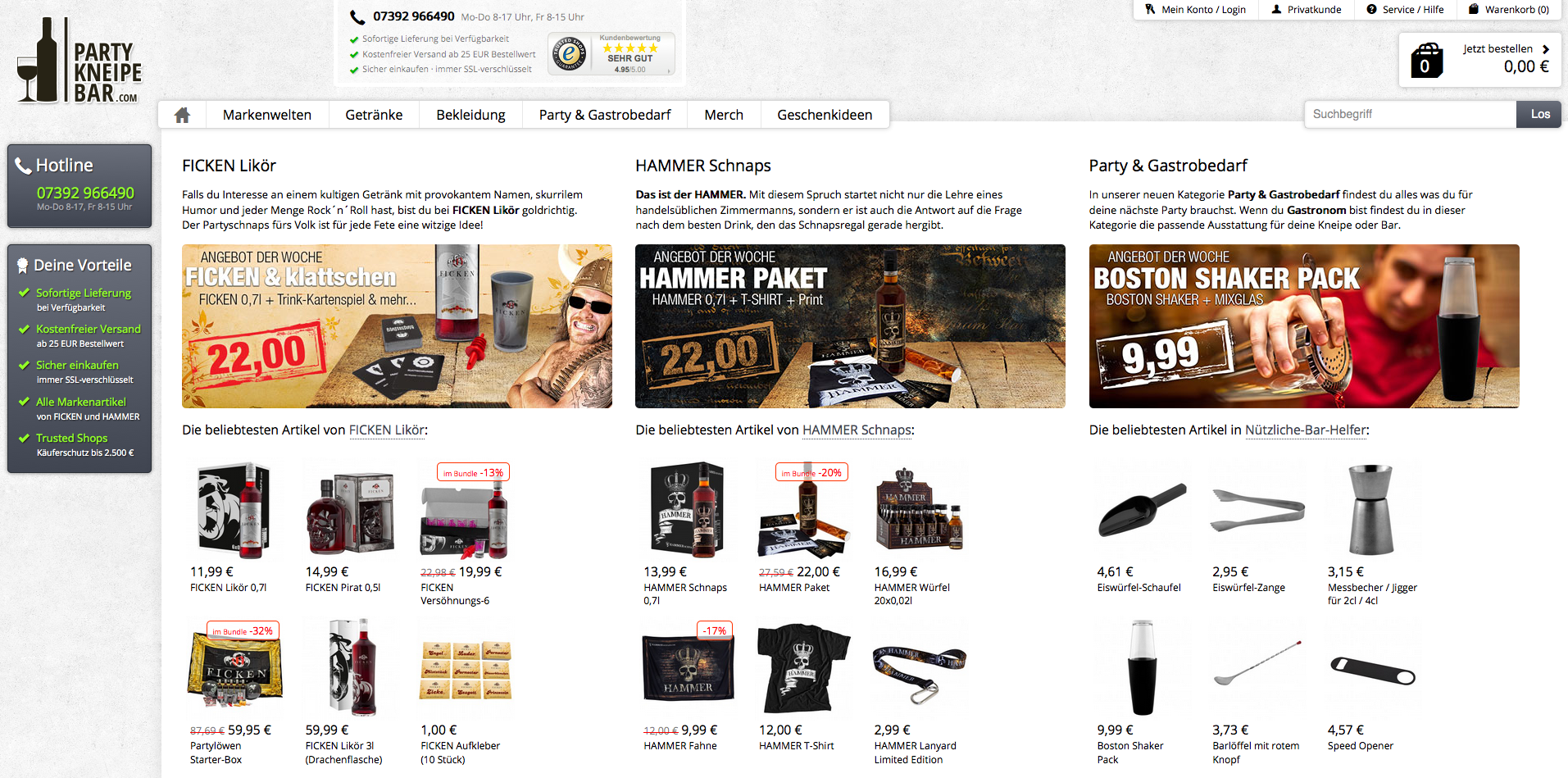 Party-Kneipe-Bar.com Screenshot