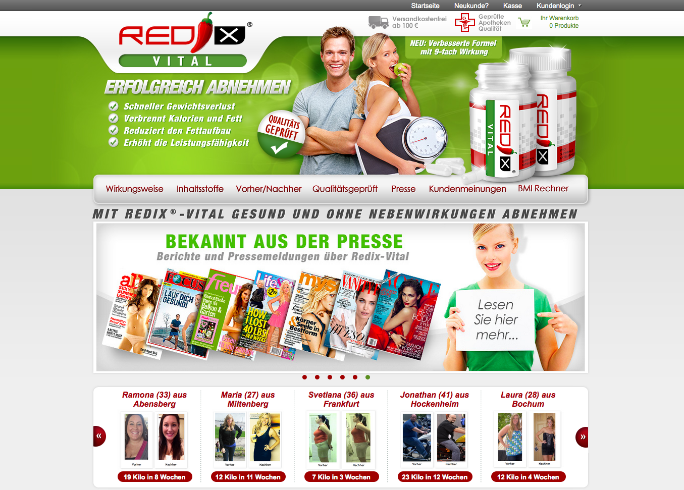 Redix-vital.de Screenshot