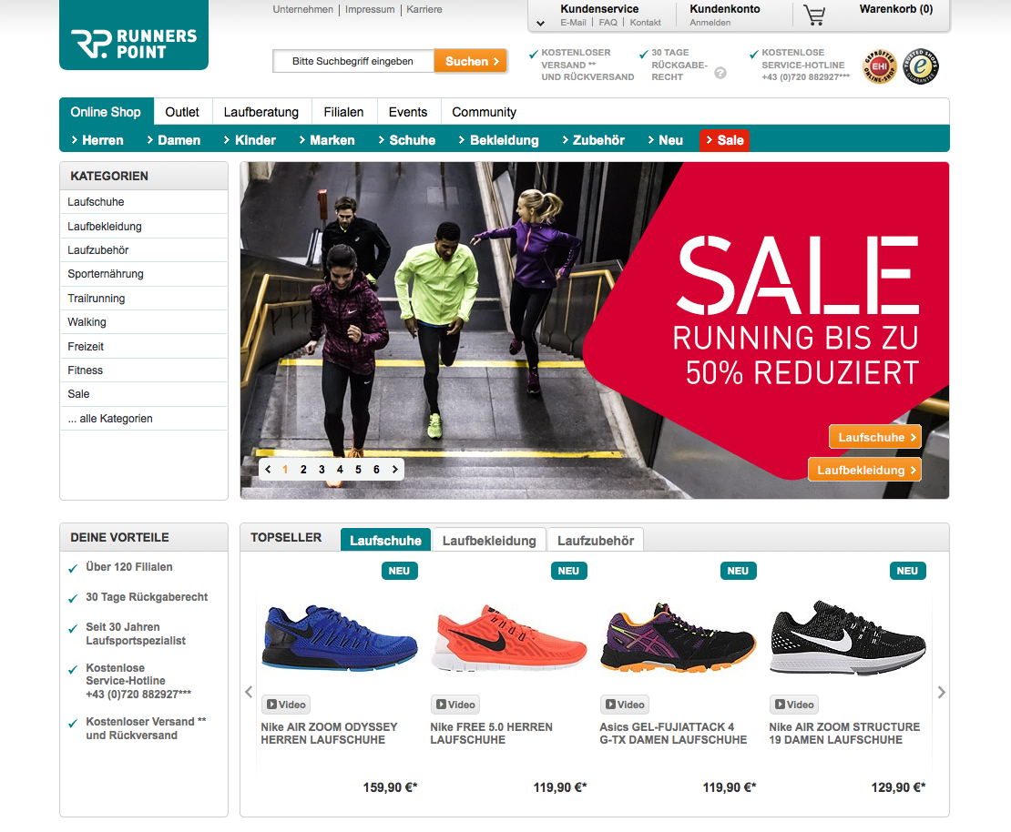 Runnerspoint AT Screenshot