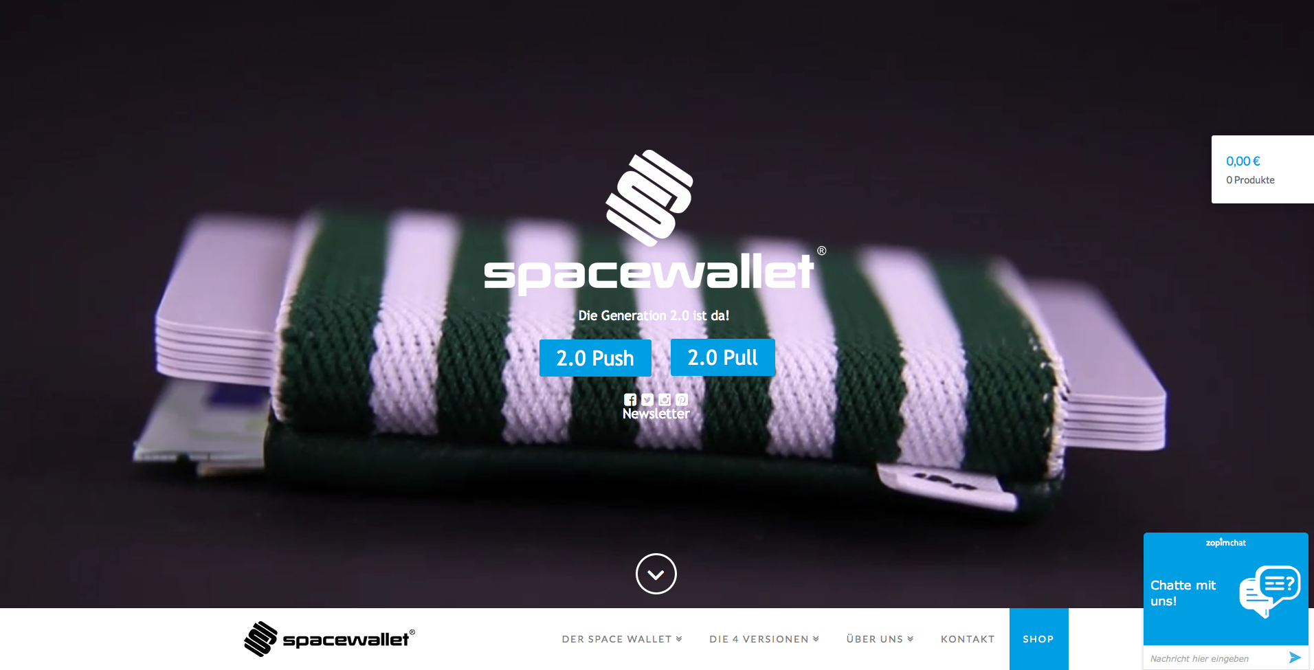 Spacewallet Screenshot