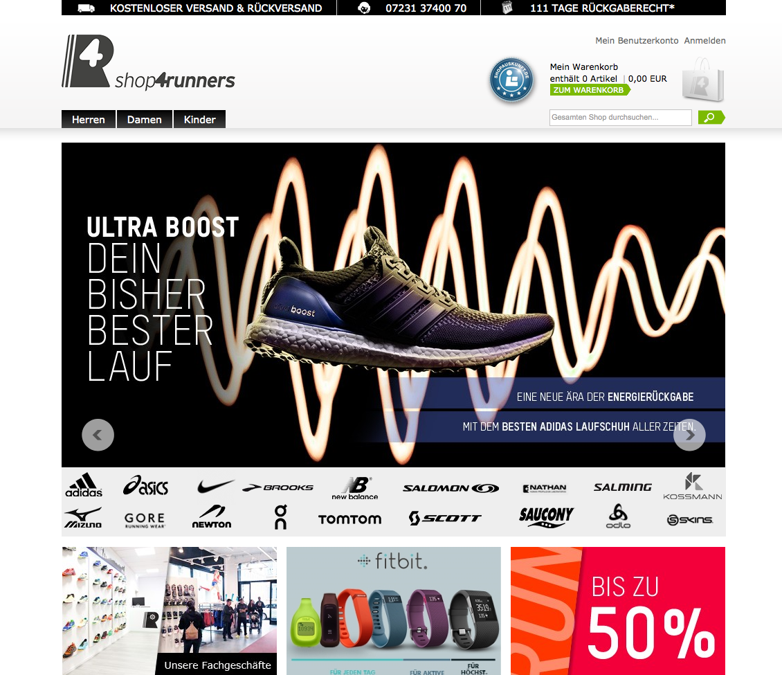 shop4runners Screenshot