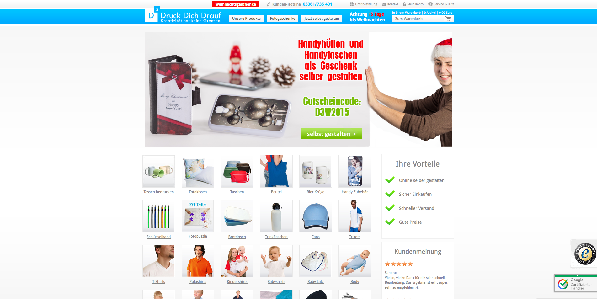 Druckdichdrauf Screenshot