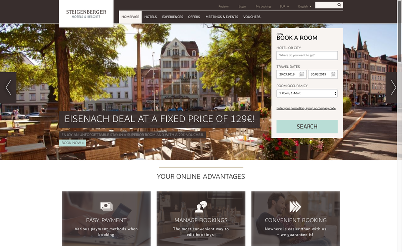 Steigenberger Hotels Screenshot