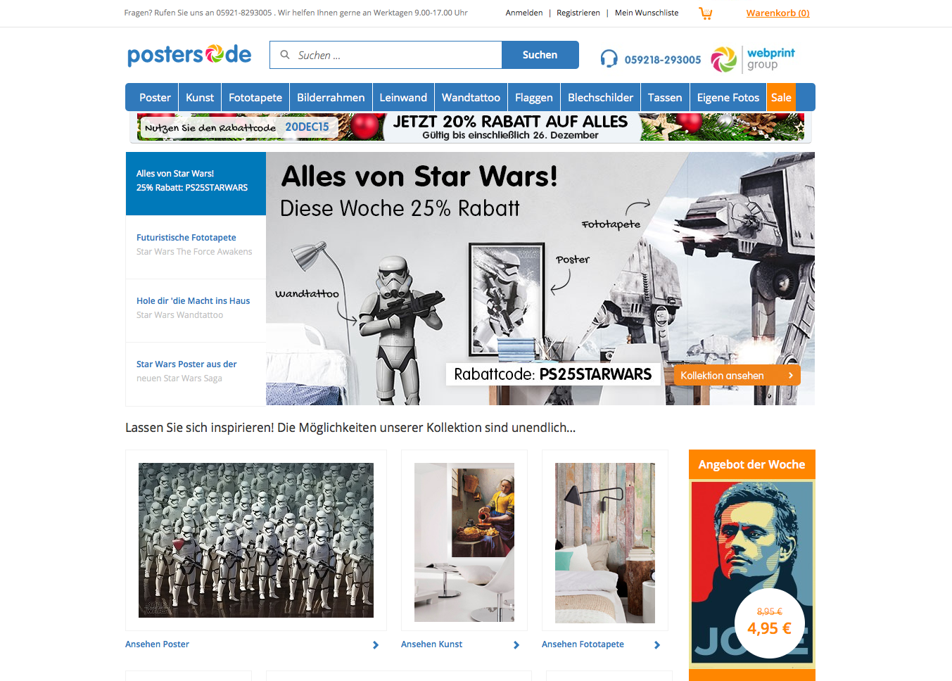 Posters.de Screenshot