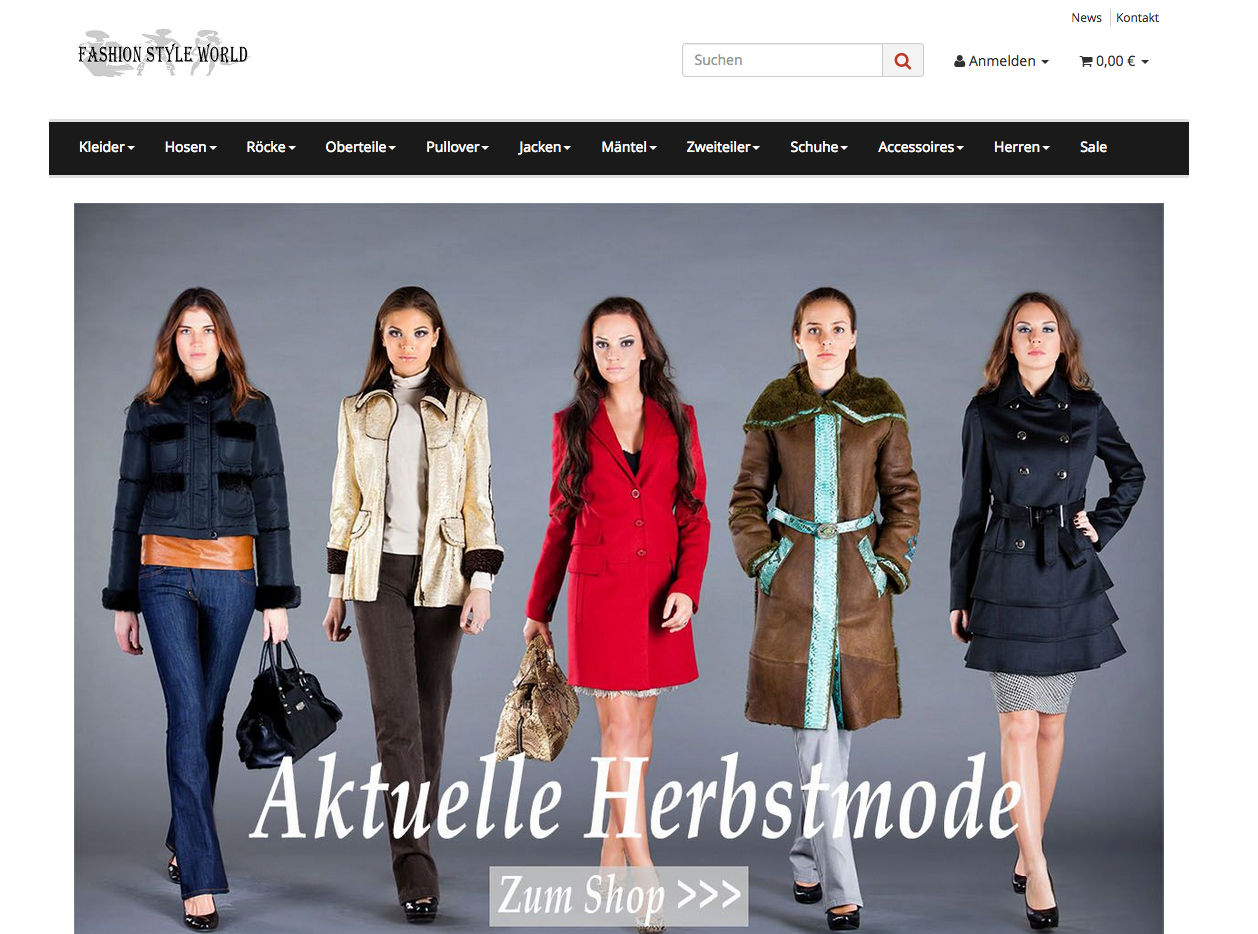 Fashion-Style-World.de Screenshot