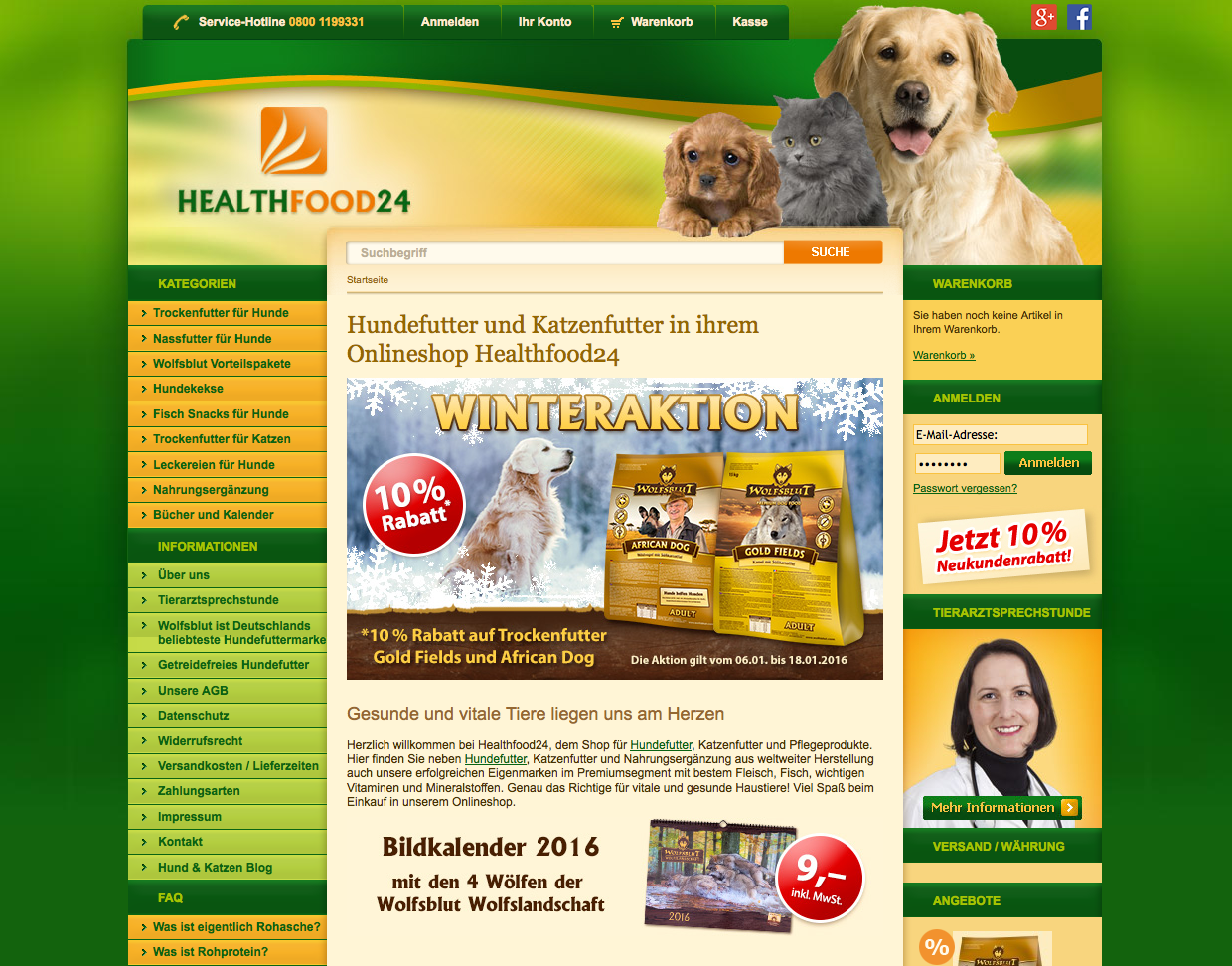 Healthfood24 Screenshot