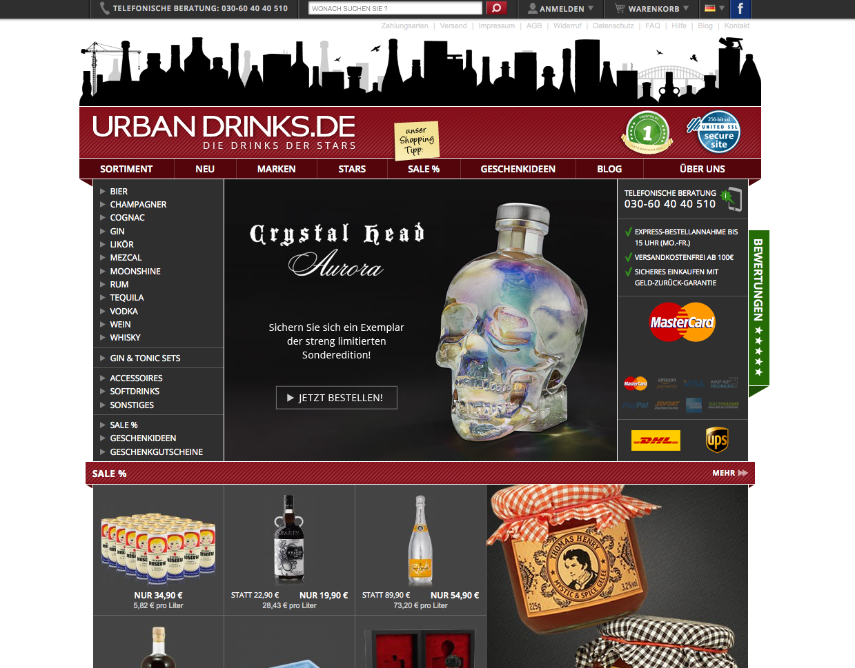 Urban Drinks Screenshot
