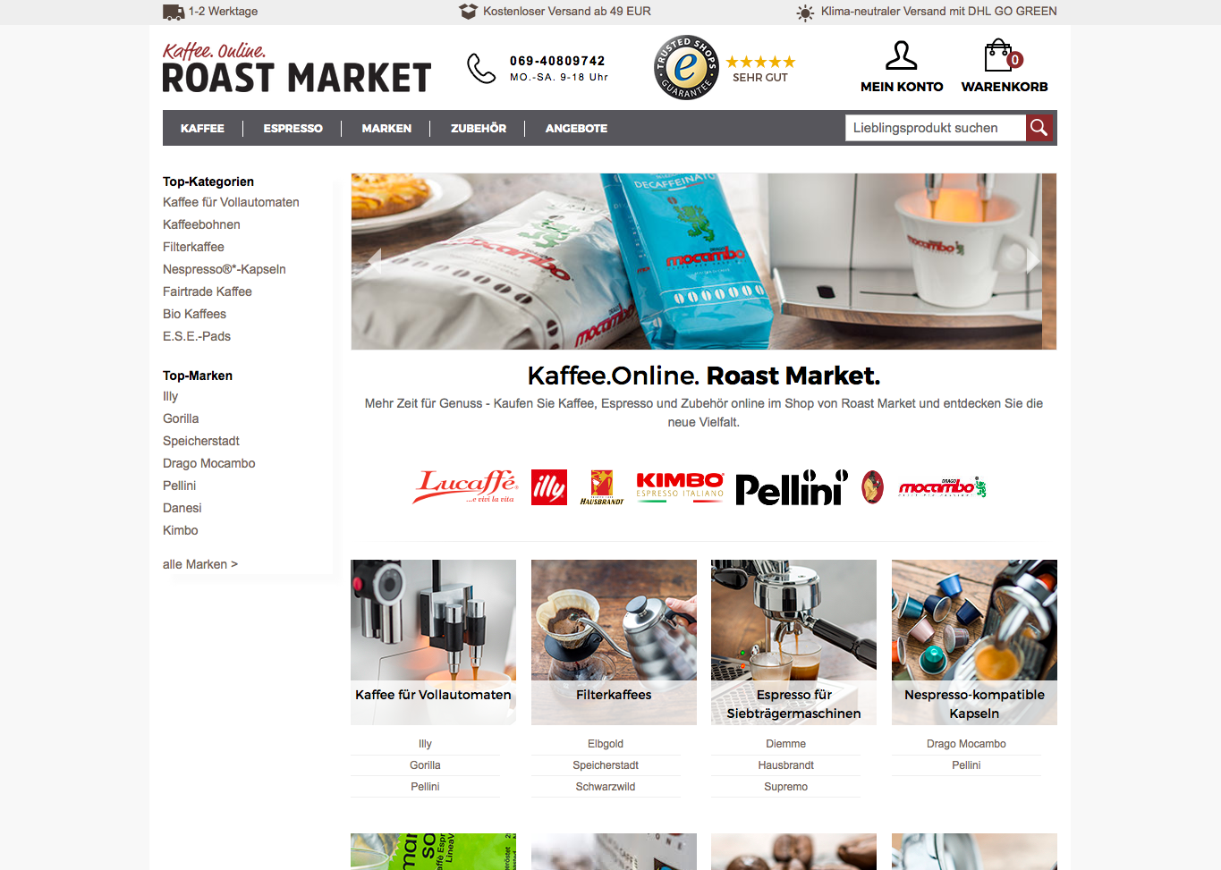 Roast Market Screenshot