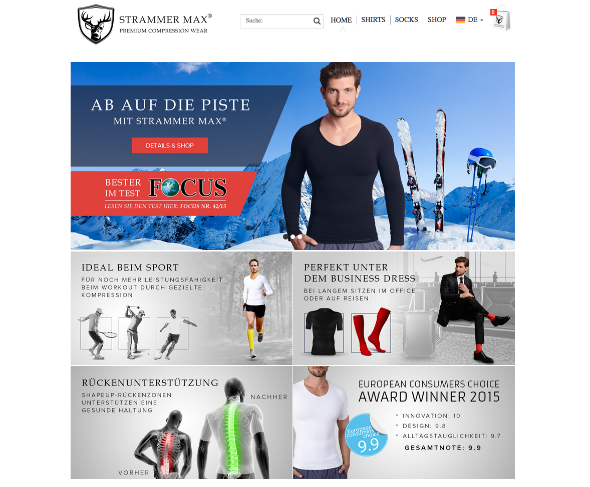 Strammermax.com Screenshot