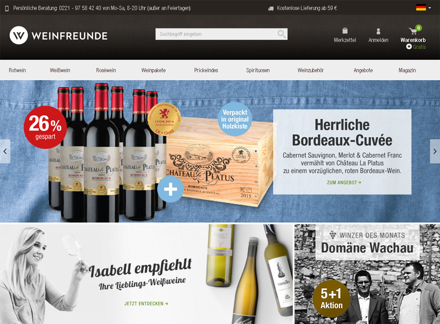 Weinfreunde Screenshot