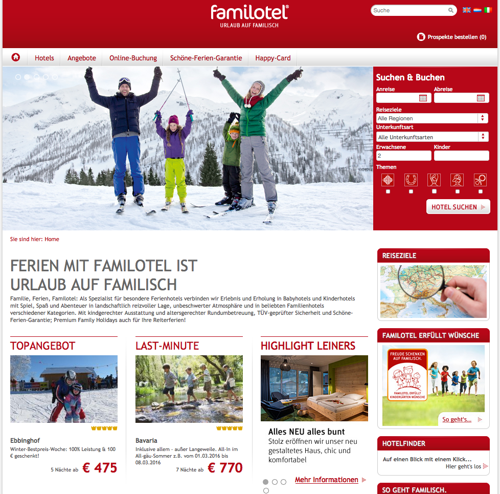 Familotel Screenshot