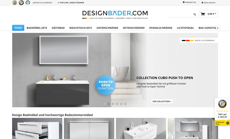 Designbäder Screenshot