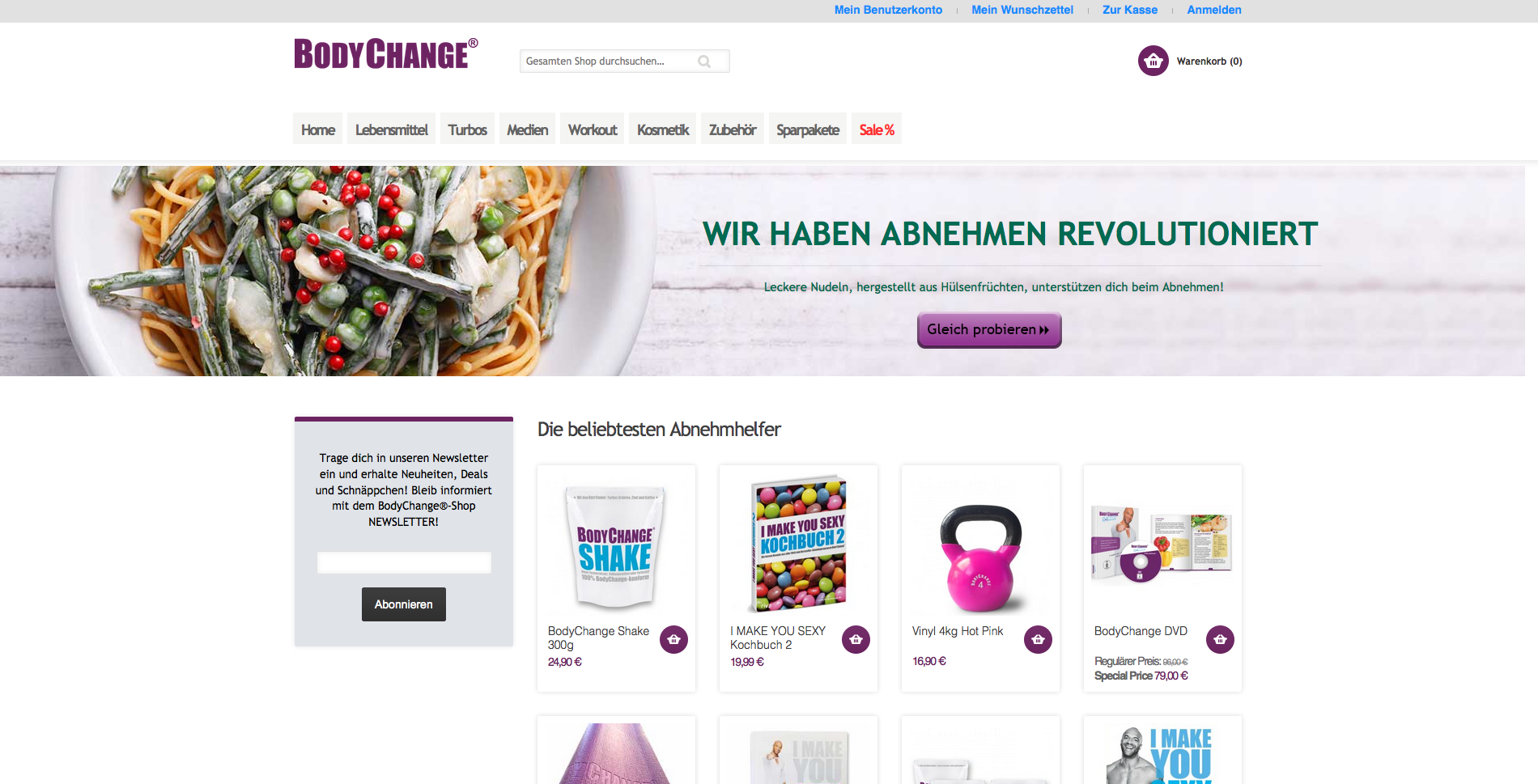 Bodychange Shop Screenshot