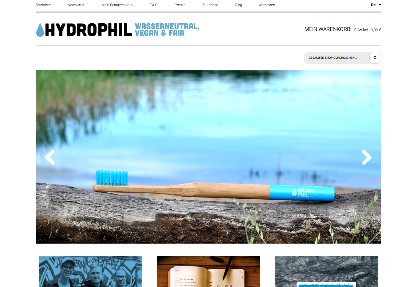 HYDROPHIL Screenshot