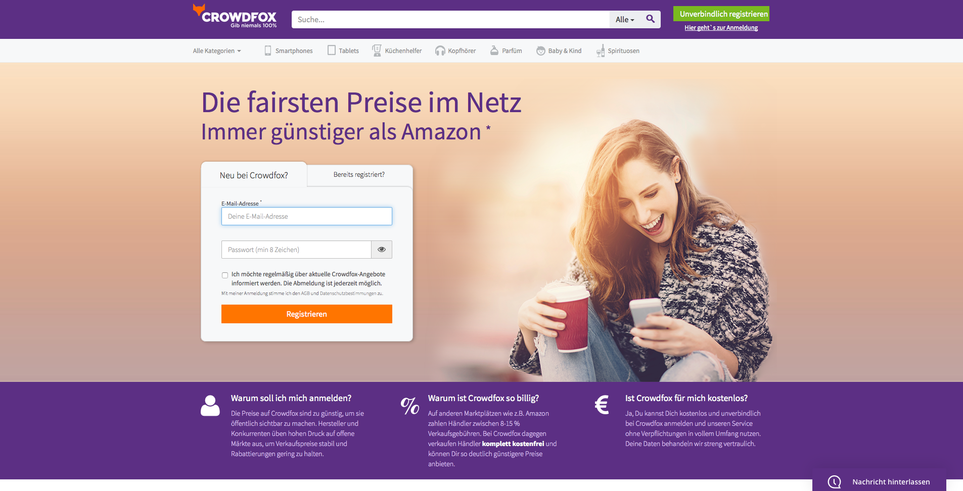 Crowdfox Screenshot