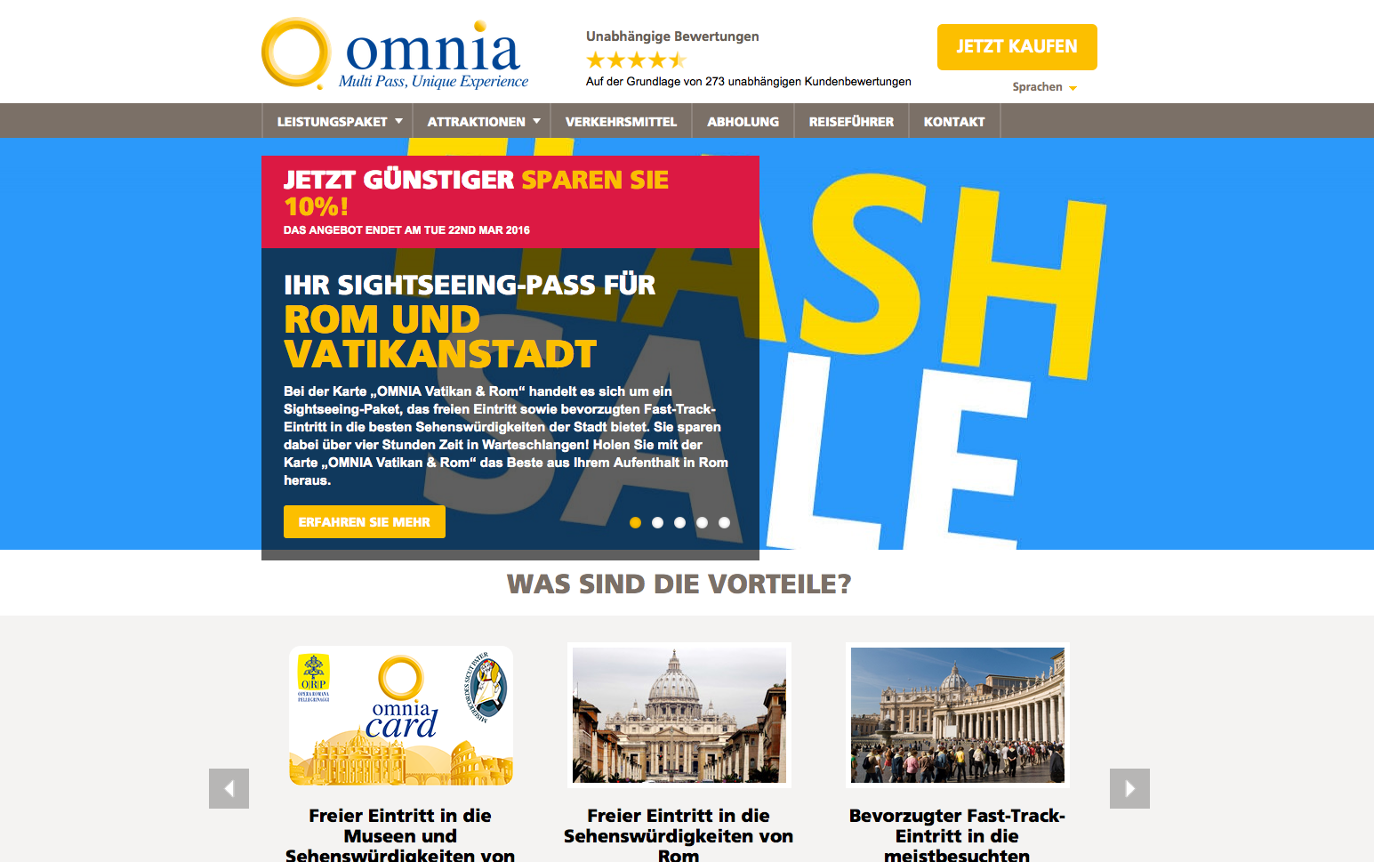 Rome & Vatican Pass Screenshot