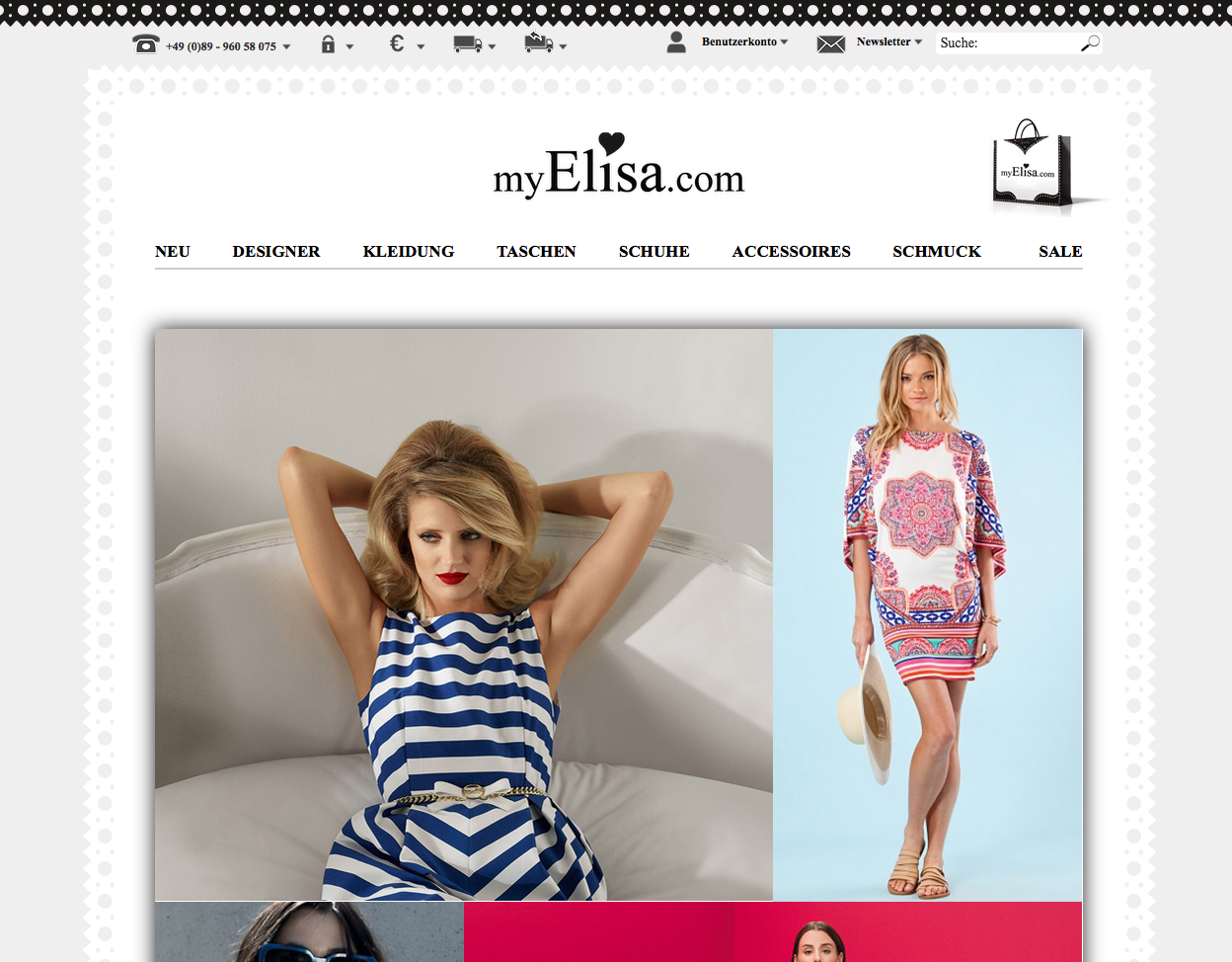myElisa.com Screenshot