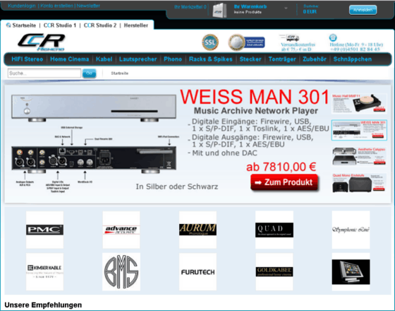 CCR Highend Screenshot