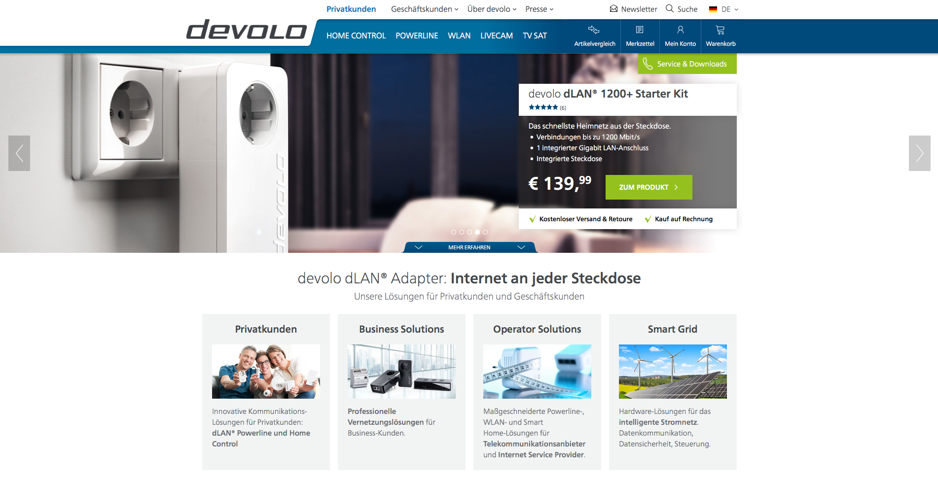 devolo Screenshot