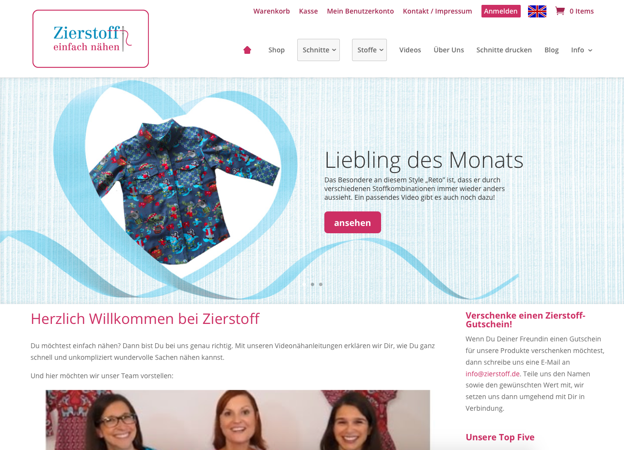 Zierstoff Screenshot
