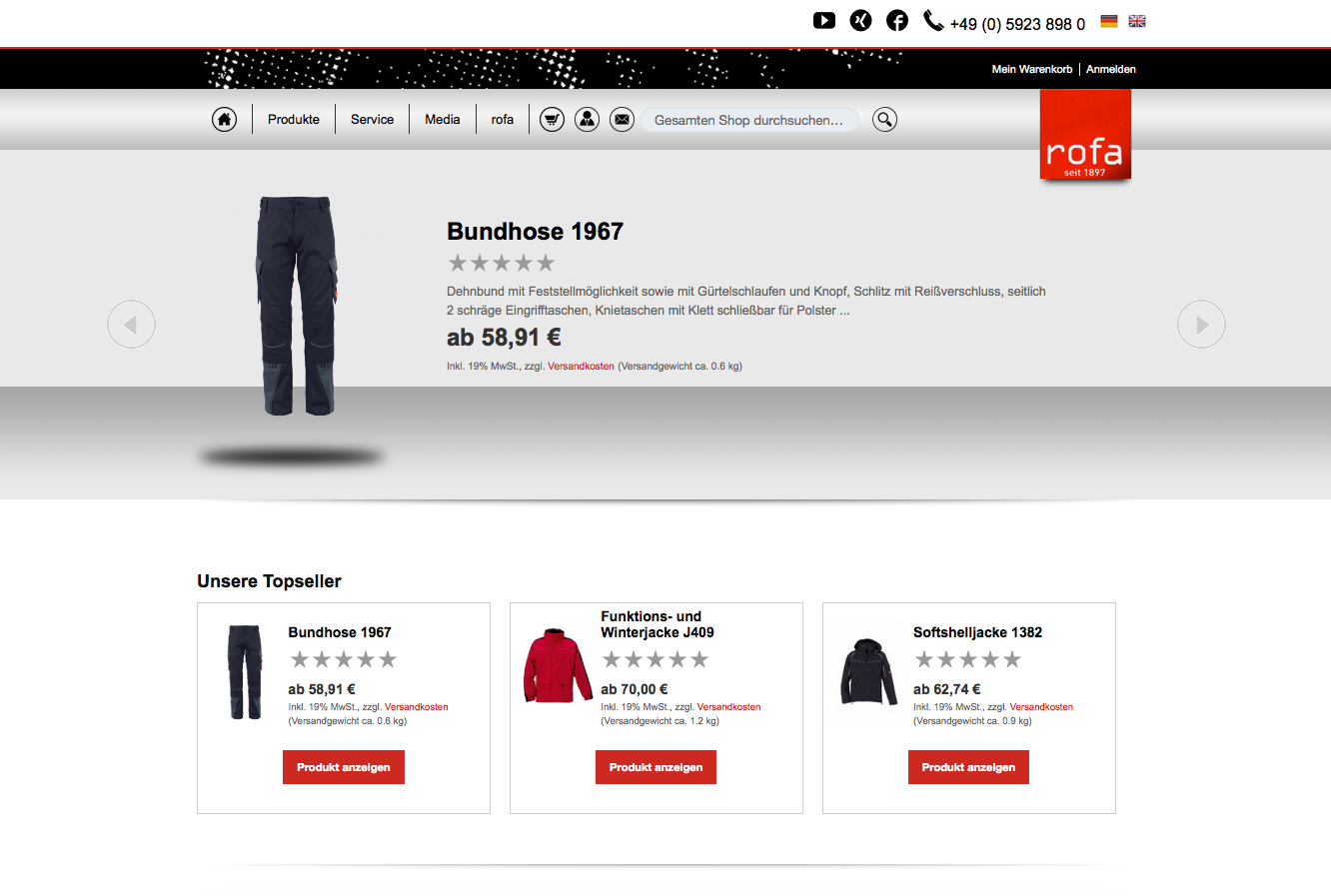 rofa.de Screenshot