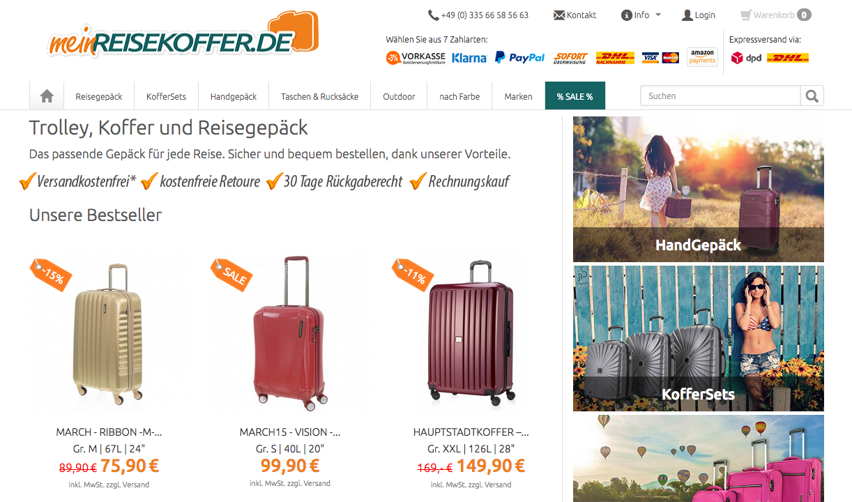 meinReisekoffer Screenshot