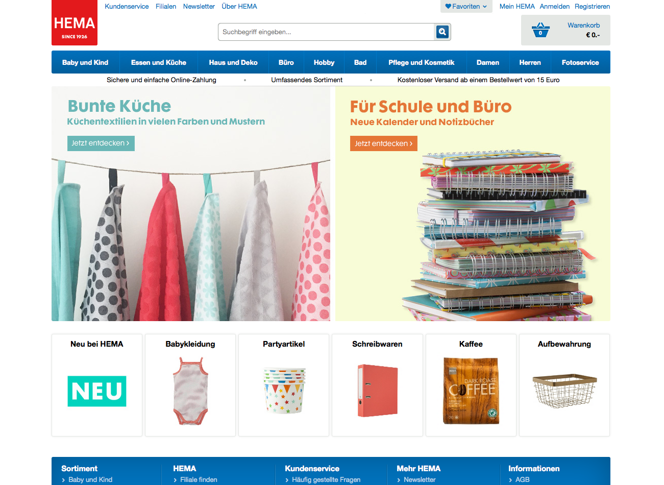HEMA Screenshot
