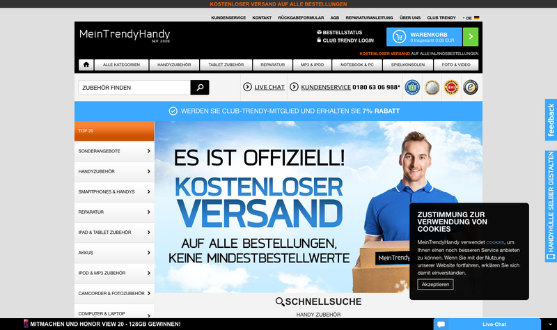 MeinTrendyHandy Screenshot