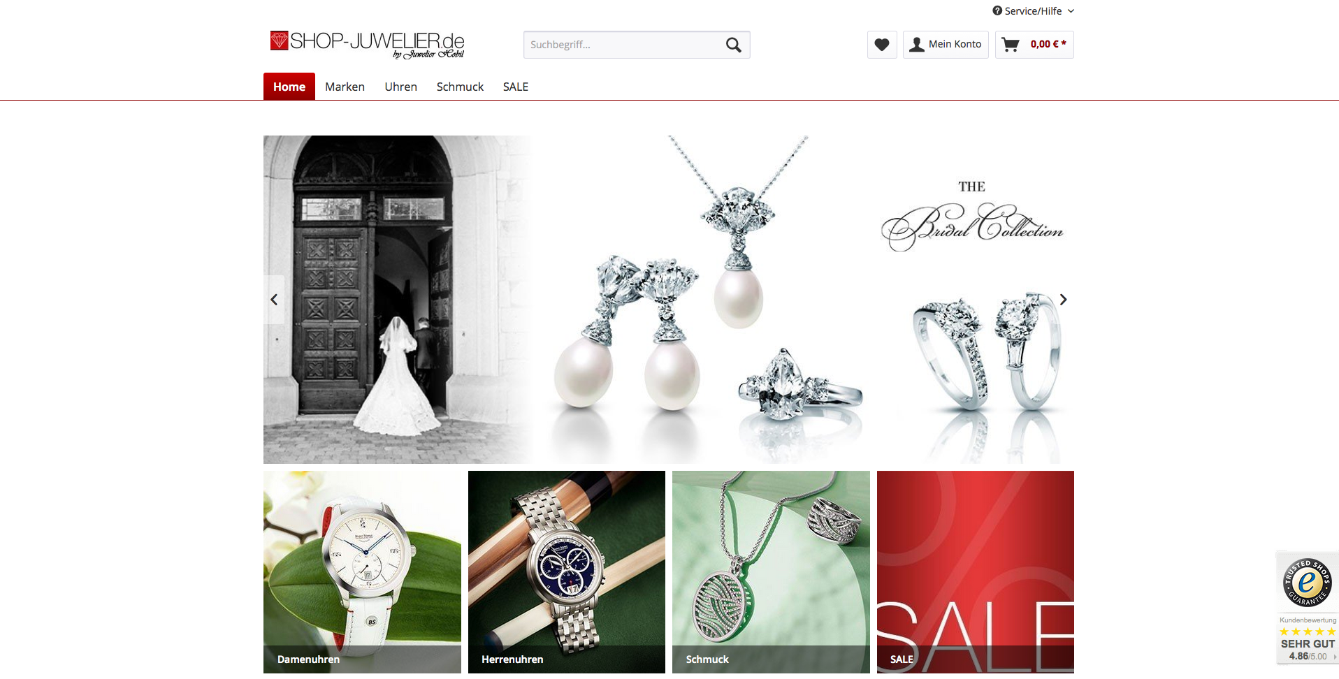 Shop-Juwelier.de Screenshot